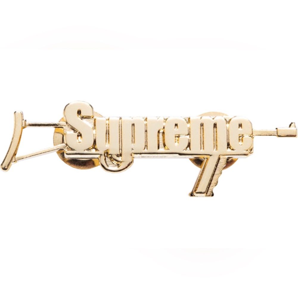 SUPREME AUTOMATIC GOLD PIN RARE